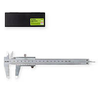 Штангенциркуль механічний 150 мм (точність 0,02 мм) шкала мм, кейс ALLOID