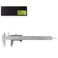 Штангенциркуль механічний 150 мм (точність 0,02 мм) шкала см, кейс ALLOID