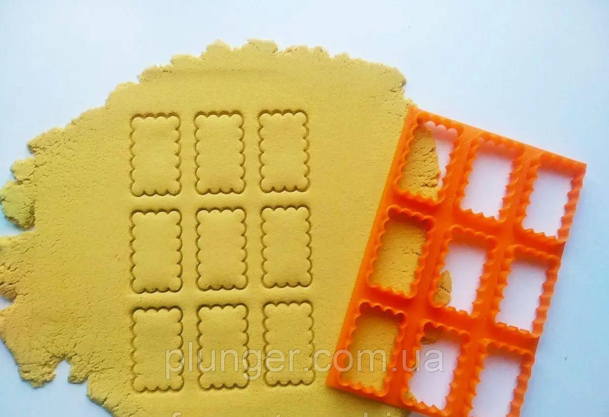 Вирубка пластикова для пряника "Рамочки", фото 1