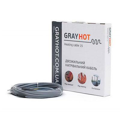 Електричний нагрівальний кабель GrayHot 9 м, 129 Вт (0,8 - 1,1 м²)