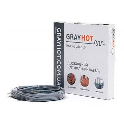 Електричний нагрівальний кабель GrayHot 9 м, 129 Вт (0,8 - 1,1 м²), фото 1