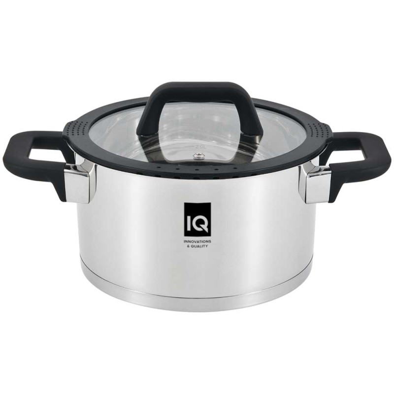 Каструля з кришкою 20 см 3.3л IQ Be Traditional IQ-2046-20, фото 1