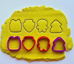 Набір вирубок новорічних міні, 5 см