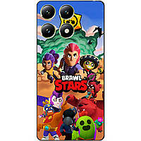 Силіконовий чохол бампер для Xiaomi 14T Pro з малюнком Бравл Силова Ліга Нокаут Brawl Леон Ворон