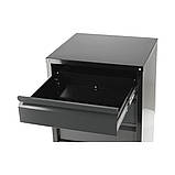 Шафа для майстерні з 4 шухлядами 775 x 525x 485 мм з лакованої бляхи Vorel 58434, фото 7