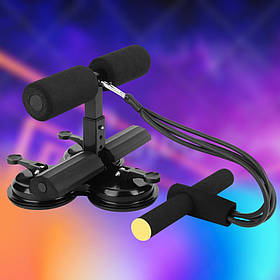 Тренажер для преса з еспандером для силових вправ Домашній тренажер для всього тіла на присосках