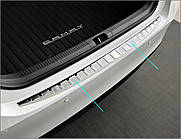 Захисна накладка на задній бампер для Toyota Camry XV70 / Hybrid 2017-2023, XV80 2024-2026 (нерж.сталь)