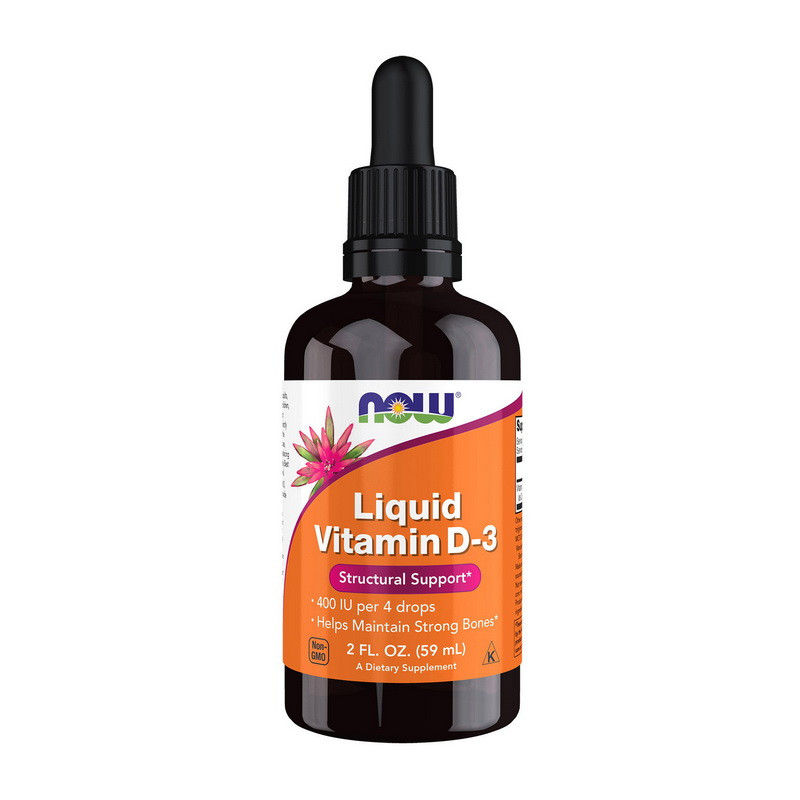 Now Foods Foods Liquid Vitamin D-3 59 ml