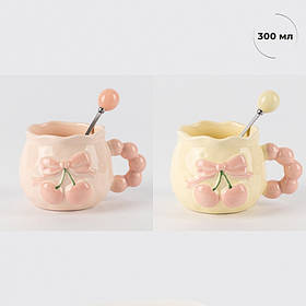 Кружка "Ніжна вишенька", 300 мл * Рандомний вибір дизайну ELISEY
