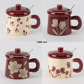 Кружка "Любов до квітів", 400 мл * Рандомний вибір дизайну ELISEY