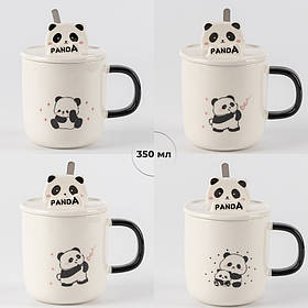 Кружка "Настрій з пандою", 350 мл * Рандомний вибір дизайну ELISEY