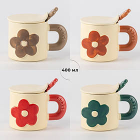 Кружка "Квіткова ніжність", 400 мл * Рандомний вибір дизайну ELISEY