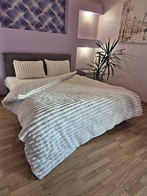 Тепла постільна білизна Mency Home Collection - молочний, фото 1