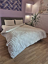 Тепла постільна білизна Mency Home Collection - молочний