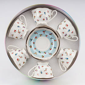 Набір "Небесний бузок" на 6 персон, білий, 230 мл ELISEY