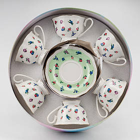 Набір "М'ятна мелодія" на 6 персон, білий, 230 мл ELISEY