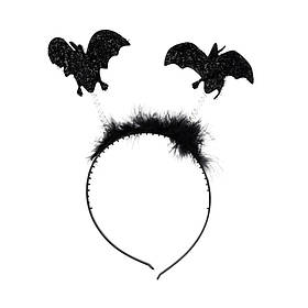 Ободок "Чорний кажанчик", 23 см ELISEY