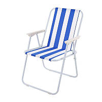 Стілець (STD-03) (смугастий (синій, зелений, чорний), складаний метал + тканина (В760*Ш500*Д510 мм)) New [108] (10 шт./ясть)