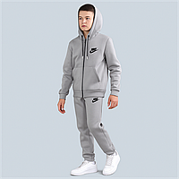 Теплий Костюм на флісі для хлопчика 146-164 см 003654 Туреччина Сірий