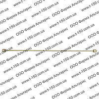 Трубка паливопроводу ВД пряма, 640 мм, 240-1104300