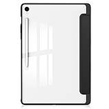 Чохол Clear Acrylic Samsung Galaxy Tab S10 FE+ 13.1" SM-X620, SM-X626 з місцем для стілусу Чорний, фото 2