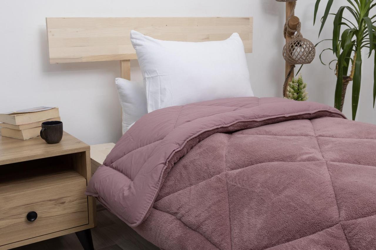 Ковдра бамбукова AKN полуторний розмір 155 на 215 см Туреччина пудрова, фото 1