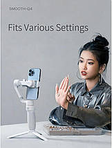 Стабілізатор, стедикам для відеознімання Zhiyun Smooth Q4 Combo (Потворене паковання), фото 3