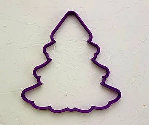Вирубка для пряника пластикова "Ялинка" 13 см