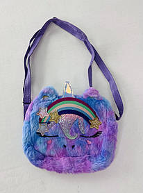 М'яка сумочка Єдиноріг з довгою ручкою (С69258)