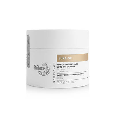 Brilace Luxury Gold&Caviar massage mask Масажна маска з золотом та чорною ікрою 150g