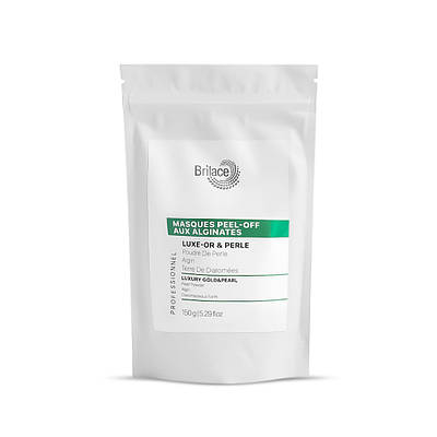 Brilace Luxury Gold&Pearl algin mask Альгінатна маска з золотом й перлами 150g
