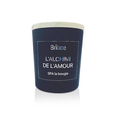 Brilace SPA la bougie L'Alchimi de l'amour | СПА для масажу "Алхімія кохання" 145g (дерев'яна кришка)
