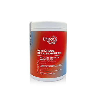 Brilace Gel anti-cellulite Feu еt Glace | Антицелюлітний гель Полум'я та Лід 1000ml