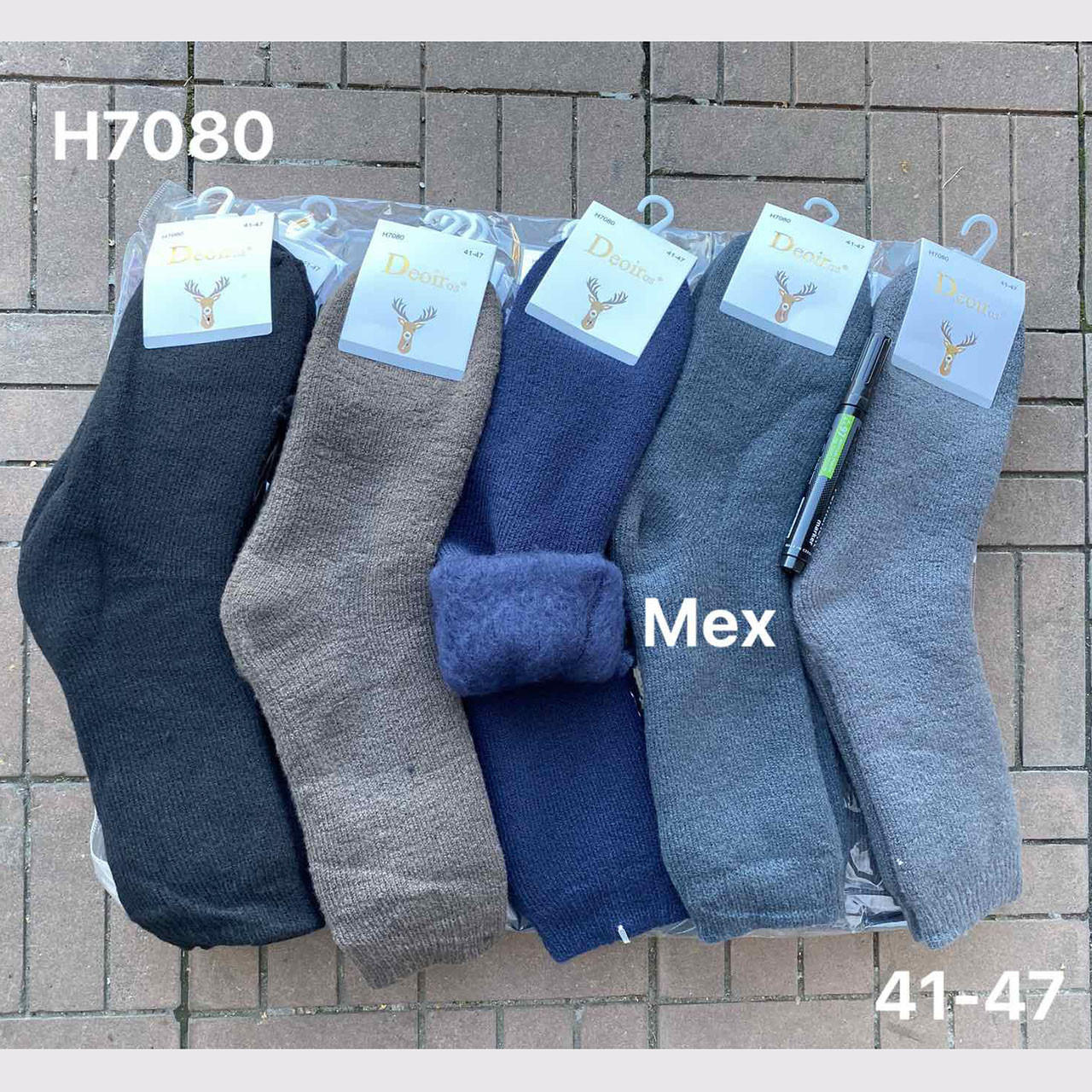 Чоловічі шкарпетки з хутром Розмір: 41-47 (11365), фото 1