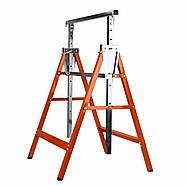 Складана стійка (козел) для майстерні 800-1300 мм 150 кг Kraft&Dele KD347, фото 6