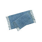 Набір бавовняних килимків для ванної кімнати Irya 60*90+40*60 Paloma denim синій