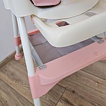 Стільчик, крісло для годування AVKO 011Pink, фото 3