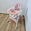 Стільчик, крісло для годування AVKO 011Pink, фото 7