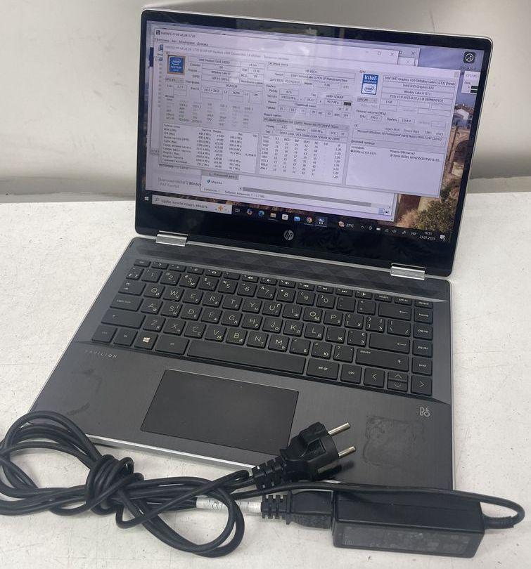 Ноутбук HP Pavilion x360 сенсорний із поворотом 360°, фото 1