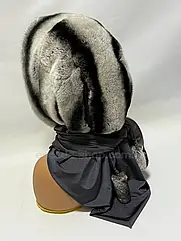 Жіноча хустка з рекса, "Шиншила".