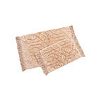 Набір бавовняних килимків для ванної кімнати Irya 60*90+40*60  Jebel somon лососевий
