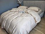 Комплект Бежева пастель S109 фланель Комфорт текстиль Полуторний на резинці, фото 4