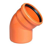 Коліно для зовнішньої каналізації