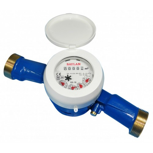 Лічильник для холодної води сухоходный одноструменевий Baylan КК-16 ХВ DN32 R160, фото 1