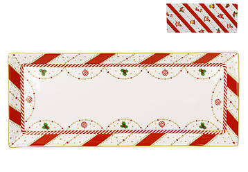 Блюдо прямокутне порцелянове 35*14*2см Candyland