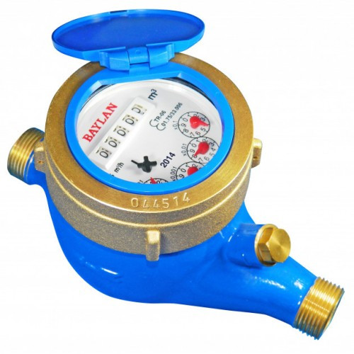 Лічильник холодної води багатоструменевий Baylan Мокроход TY-5 /R160 DN15, фото 1