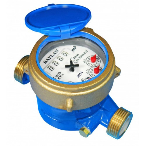 Лічильник холодної води одноструменевий Baylan Мокроход KY-1 /R160 DN15, фото 1