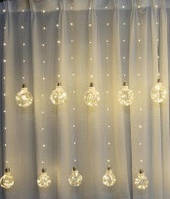 Гірлянда Штора 200 LED Мікс 10 шаров