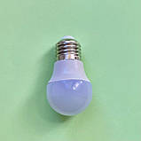Лампа 3 Wt (24 Вт) Е27 4000К, світлодіодна, енергозберігаюча, фото 2