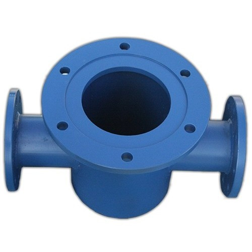 Пожежна підставка прохідна (подвійна) фланцева ППДФ сталева Ду-200 х 200 мм, фото 1